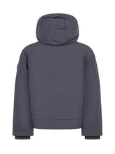 Peuterey Kids Loge SRT Blue Hooded Down Jacket - COLLEZIONE TEAM EC | $store$