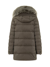 Peuterey Piumino Verde con Cappuccio in Pelliccia - Abbigliamento Donna | $store$