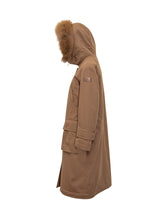 Peuterey Parka Marrone con Cappuccio in Pelliccia - Abbigliamento Donna | $store$