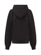 Felpa con Cappuccio Off-White Nera con Logo - Abbigliamento Donna | $store$