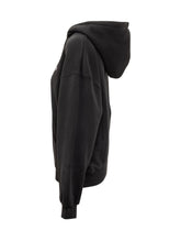 Felpa con Cappuccio Off-White Nera con Logo - Abbigliamento Donna | $store$