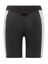 Off-White Shorts Ciclista Neri con Stampa Laterale - Abbigliamento Donna | $store$