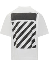 Off-White White T-Shirt with Tartan Logo Patch - COLLEZIONE TEAM EC | $store$