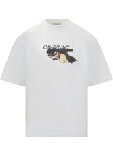 Off-White White T-Shirt with Logo and Graphic Print - COLLEZIONE TEAM EC | $store$