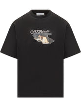 Off-White Black Logo Print T-Shirt - COLLEZIONE TEAM EC | $store$