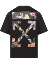 Off-White Black Logo Print T-Shirt - COLLEZIONE TEAM EC | $store$