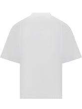 Off-White White T-Shirt with Text Print - COLLEZIONE TEAM EC | $store$