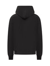 Off-White Black Hoodie with Artistic Print - COLLEZIONE TEAM EC | $store$