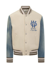 Off-White Gothic Woolden Varsity Jacket - COLLEZIONE TEAM EC | $store$