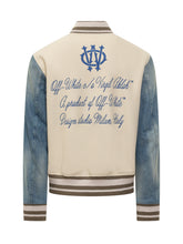 Off-White Gothic Woolden Varsity Jacket - COLLEZIONE TEAM EC | $store$