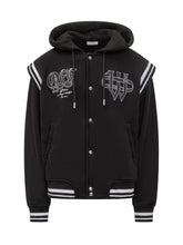 Off-White Gothic Varsity Hoodie - COLLEZIONE TEAM EC | $store$