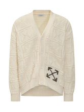 Off-White White Wool Cardigan - COLLEZIONE TEAM EC | $store$