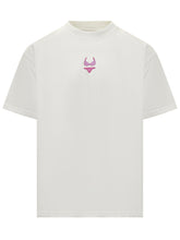 Alberto Bresci White T-shirt with Bikini Embroidery - COLLEZIONE TEAM EC | $store$