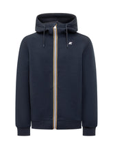 Felpa Blu con Zip K-Way - Abbigliamento Uomo | $store$