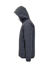 K-Way Blue Jacket with Hood and Teddy Lining - COLLEZIONE TEAM EC | $store$