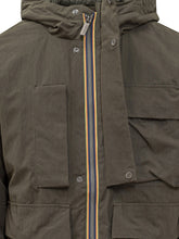 K-Way Green Jacket with Utility Pockets - COLLEZIONE TEAM EC | $store$