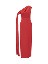 Solace London Red One-Shoulder Dress - COLLEZIONE TEAM EC | $store$