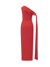 Solace London Red One-Shoulder Dress - COLLEZIONE TEAM EC | $store$