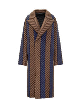 Raxxy Long Quilted Coat with Bicolor Stripes - COLLEZIONE TEAM EC | $store$