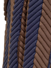 Raxxy Long Quilted Coat with Bicolor Stripes - COLLEZIONE TEAM EC | $store$