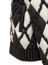 Raxxy Bicolor Quilted Jacket with Diamond Pattern - COLLEZIONE TEAM EC | $store$