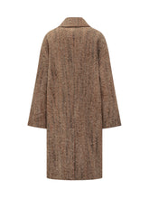 Monom\u00EC Herringbone Double-Breasted Coat - COLLEZIONE TEAM EC | $store$