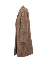 Monom\u00EC Herringbone Double-Breasted Coat - COLLEZIONE TEAM EC | $store$