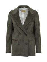 Momon\u00EC Green Velvet Blazer - COLLEZIONE TEAM EC | $store$