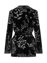 Monom\u00EC Embroidered Velvet Blazer - COLLEZIONE TEAM EC | $store$