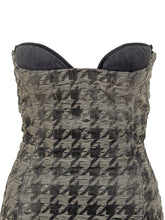 Diesel Long Bustier Dress in Houndstooth - COLLEZIONE TEAM EC | $store$