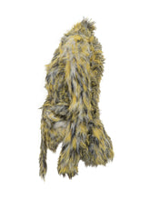 Diesel Multicolor Faux Fur Jacket with Belt - COLLEZIONE TEAM EC | $store$