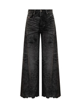 Diesel Jeans Wide Leg Effetto Consumanto - Abbigliamento Donna | $store$