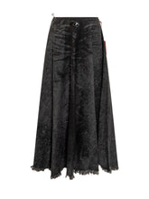 Diesel Black Faux Fur-Effect Midi Skirt - COLLEZIONE TEAM EC | $store$