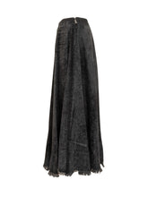 Diesel Black Faux Fur-Effect Midi Skirt - COLLEZIONE TEAM EC | $store$