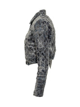 Diesel Black Distressed Denim Jacket - COLLEZIONE TEAM EC | $store$