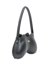 Diesel Black Leather Shoulder Bag with Metal Logo - COLLEZIONE TEAM EC | $store$