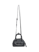 Diesel Black Bowling Bag with Maxi Logo - COLLEZIONE TEAM EC | $store$