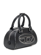 Diesel Black Bowling Bag with Maxi Logo - COLLEZIONE TEAM EC | $store$