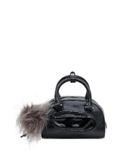 Diesel Black Bowling Bag with Logo and Charm - COLLEZIONE TEAM EC | $store$