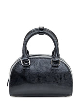 Diesel Black Bowling Bag with Logo and Charm - COLLEZIONE TEAM EC | $store$