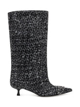 Diesel Tweed Boots with Kitten Heel and Buckle - COLLEZIONE TEAM EC | $store$