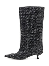 Diesel Tweed Boots with Kitten Heel and Buckle - COLLEZIONE TEAM EC | $store$