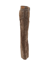 Amiri Brown Velvet Straight-Leg Pants - Amiri | $store$