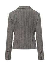 Ferragamo Giacca in Lana Grigia - Abbigliamento Donna | $store$