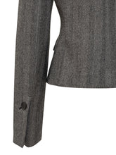 Ferragamo Giacca in Lana Grigia - Abbigliamento Donna | $store$