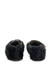 Ferragamo Ballerine in Shearling Nero con Fibbia - COLLEZIONE TEAM EC | $store$