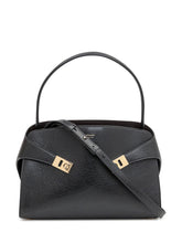 Ferragamo Borsa in Pelle Nera con Dettagli Dorati - Borse Donna | $store$