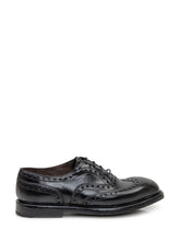 Premiata Stringate Brogue in Pelle Nera - COLLEZIONE TEAM EC | $store$