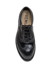 Premiata Stringate Brogue in Pelle Nera - COLLEZIONE TEAM EC | $store$