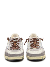 Premiata White and Grey Leather Suede Sneakers - COLLEZIONE TEAM EC | $store$